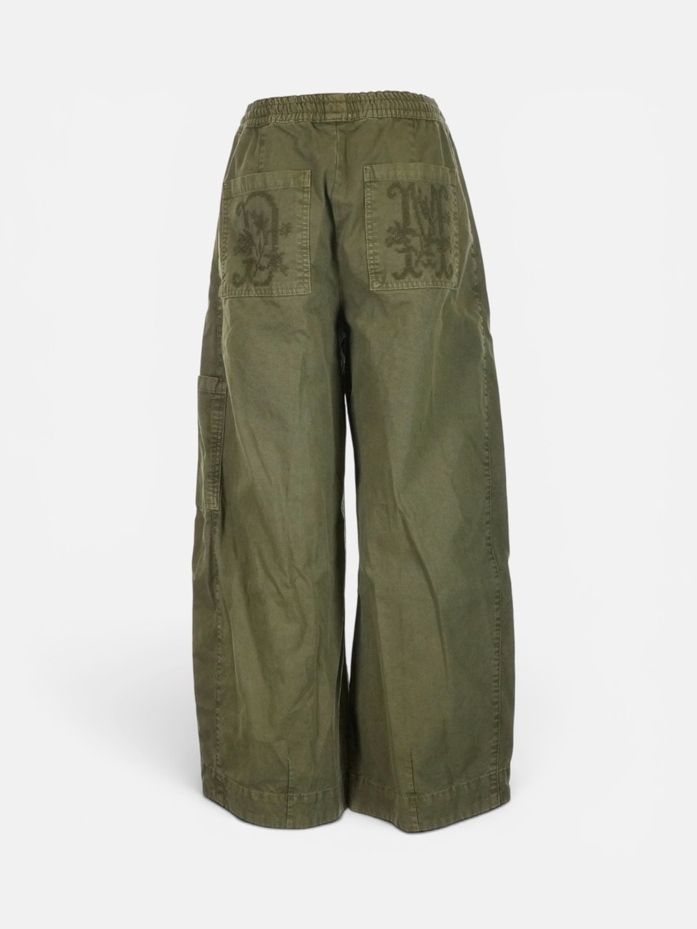 Damson Madder Felix Twill Trousers in Olive US 8 / UK 12 - Picture 15 of 16